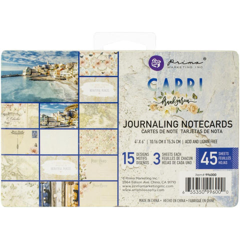 Prima Marketing  4x6 Notecards  [Collection] - Capri