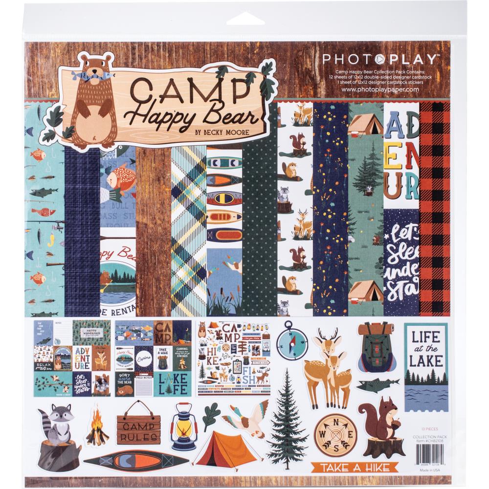 Photo Play 12x12  - [Collection] - Camp Happy Bear