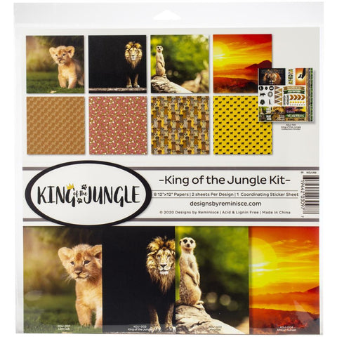 Reminisce 12x12 Collection Pack - [Collection] - King Of The Jungle