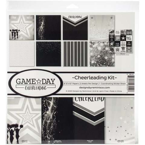 Reminisce 12x12 Collection Pack - [Collection] - Game Day Cheerleading Kit