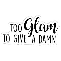 Crafter's Companion Clear Stamp - Too Glam