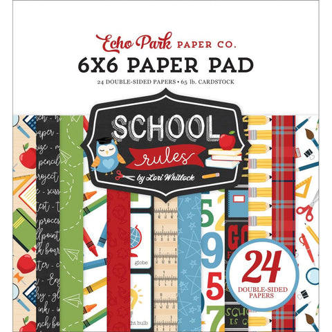 Echo Park 6x6 Paper  [Collection] - School Rules