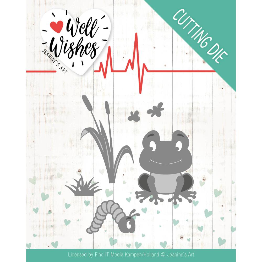 Find It [Jeanine's Art] - Well Wishes - Smiling Frogs