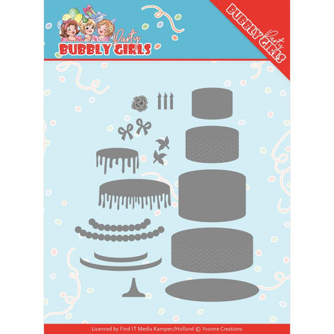 Find It [Yvonne Creations]  Party Bubbly Girls - Birthday Cake