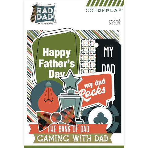 Photoplay [Colorplay] Cardstock Die Cuts - Rad Dad