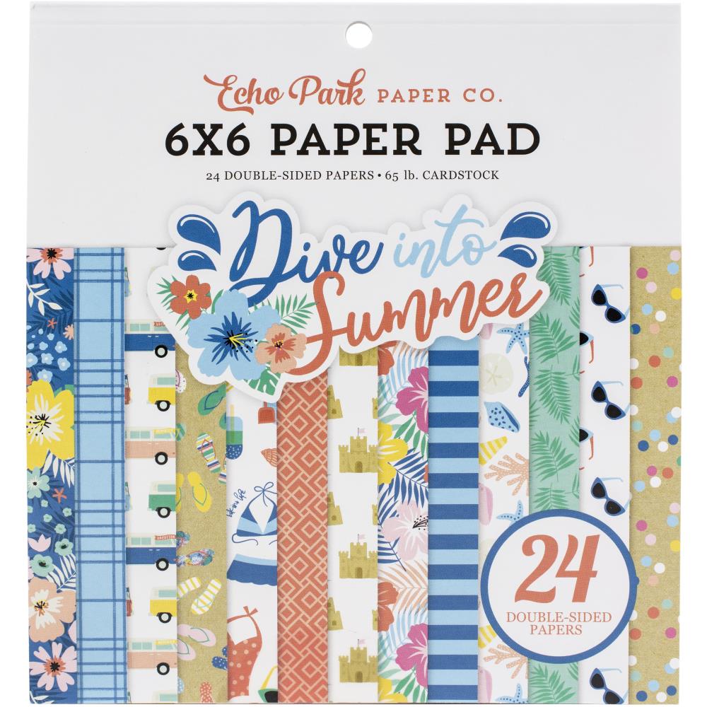 Echo Park 6x6 Paper  [Collection] - Dive Into Summer