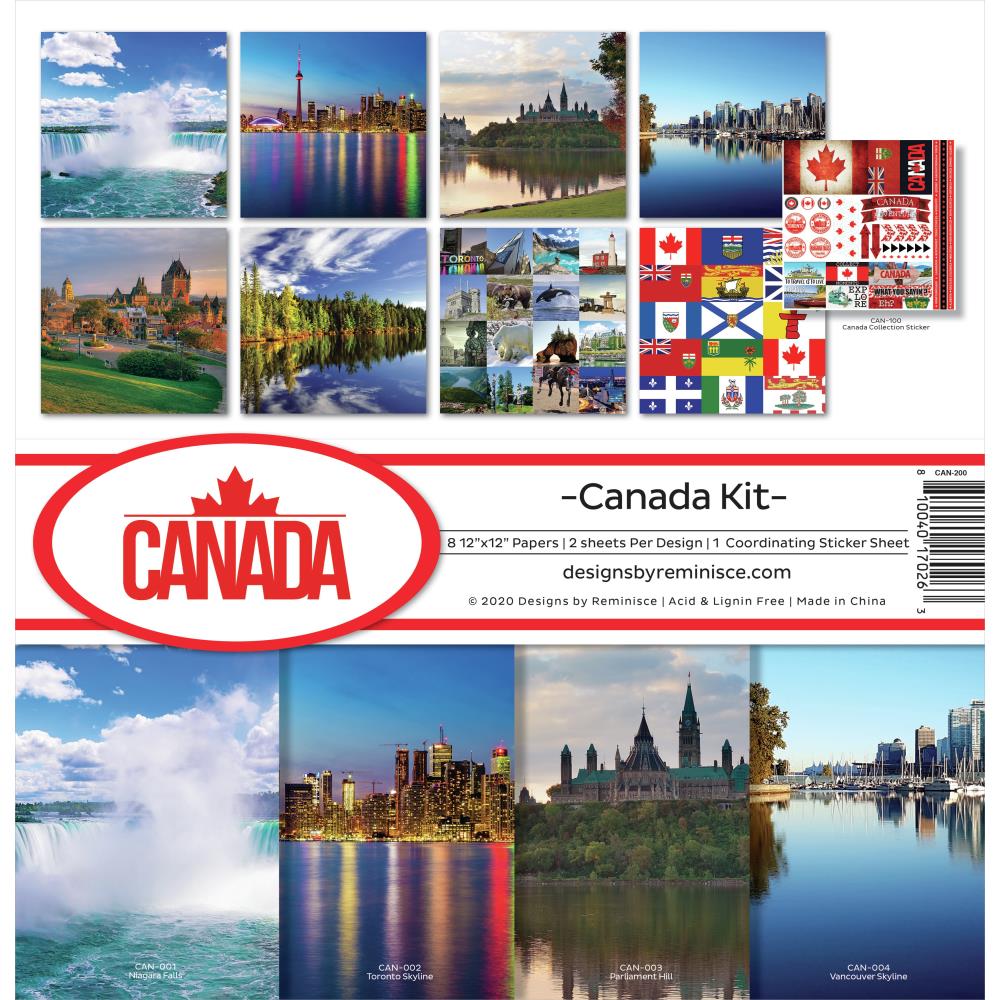 Reminisce 12x12 Collection Pack - [Collection] - Canada Kit
