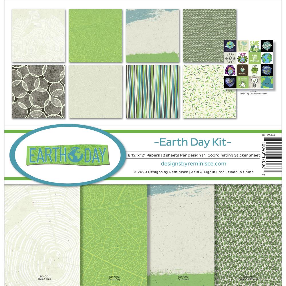 Reminisce 12x12 Collection Pack - [Collection] - Earth Day Kit