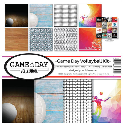 Reminisce 12x12 Collection Pack - [Collection] - Game Day Volleyball Kit