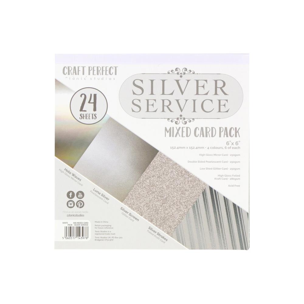Tonic Craft Perfect 6x6 Paper - Silver Service