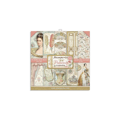 Stamperia 8x8 Paper [Collection] - Princess