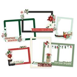 Simple Stories Layered Chipboard Frames Die-Cuts [Collection] - Jingle All The Way