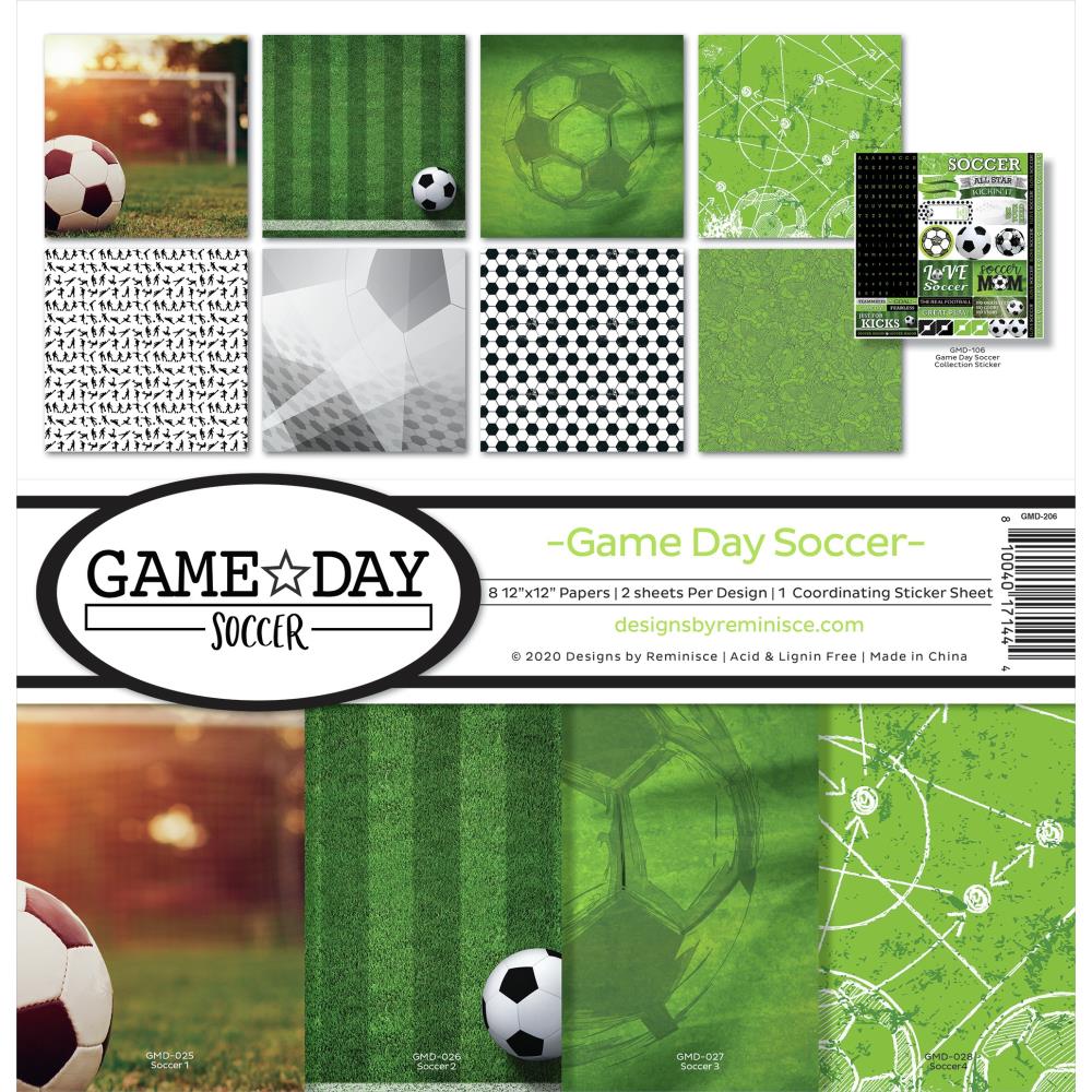 Reminisce 12x12 Collection Pack - [Collection] - Game Day Soccer