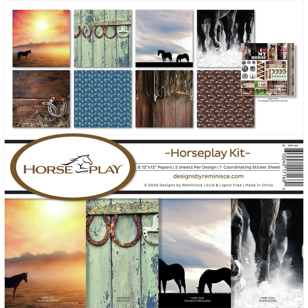 Reminisce 12x12 Collection Pack - [Collection] - Horseplay Kit