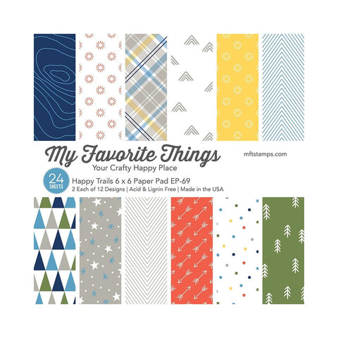 My Favorite Things 6x6 Paper Pad - Happy Trails