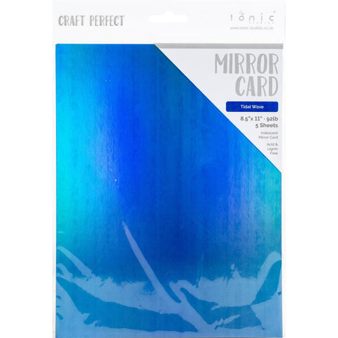 Tonic Craft Perfect 8.5 x 11" Mirror Cardstock - Tidal Wave