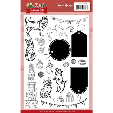 Find It Stamp - Amy Design Stamps - Christmas Pets