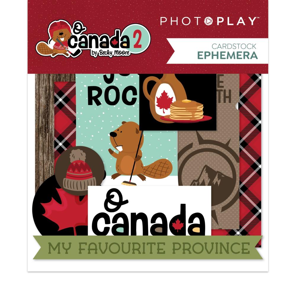 Photoplay [Becky Moore] Cardstock  Ephemera - Oh Canada 2