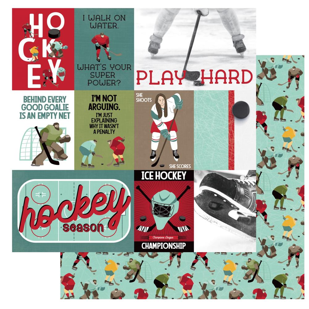 Colorplay Photo Play 12x12  [Collection] - The Hockey Life - Play Hard