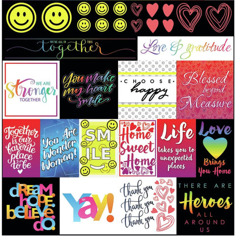 Reminisce 12x12 Cardstock Stickers [Collection] - Love & Gratitude