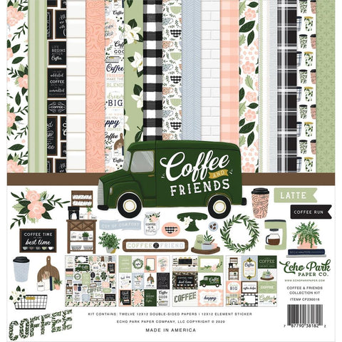 Echo Park 12x12 Paper  [Collection] - Coffee & Friends