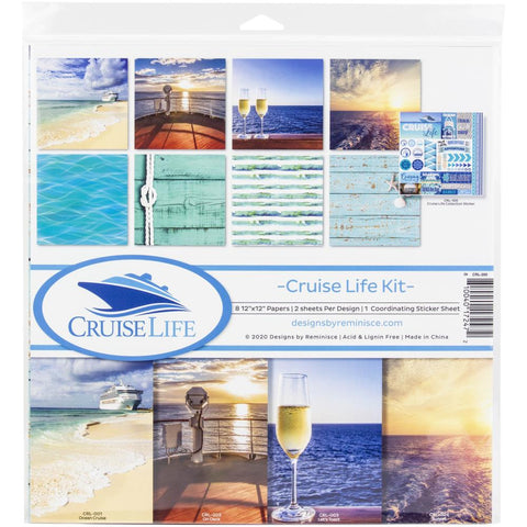 Reminisce 12x12 Collection Pack - [Collection] - Cruise Life Kit