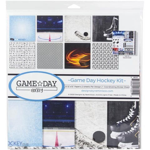 Reminisce 12x12 Collection Pack - [Collection] - Game Day Hockey