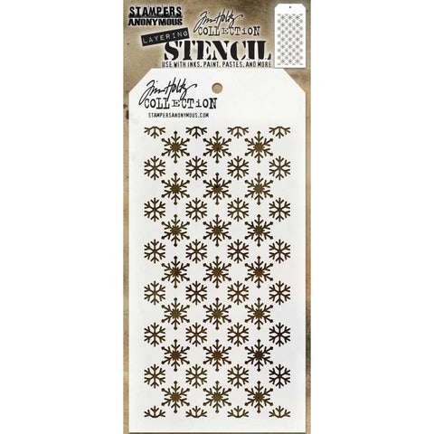 Tim Holtz Layering Stencil - Flurries