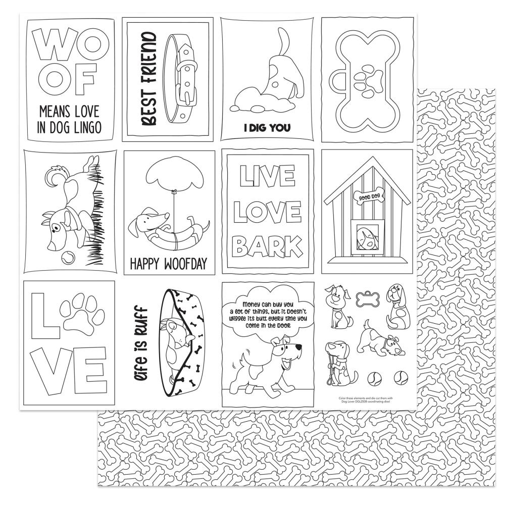 Colorplay Photo Play 12x12  [Collection] - Dog Lover - Color Me