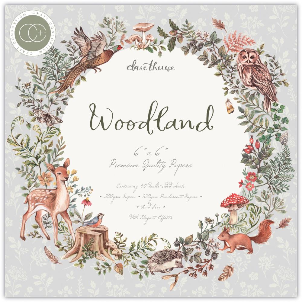 Craft Consortium 6x6 Paper Pad - Woodland