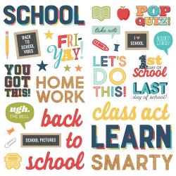 Simple Stories Foam Stickers [Collections] - School Life