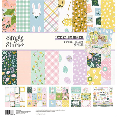 Simple Stories  12x12 Paper [Collection] - Bunnies & Blooms
