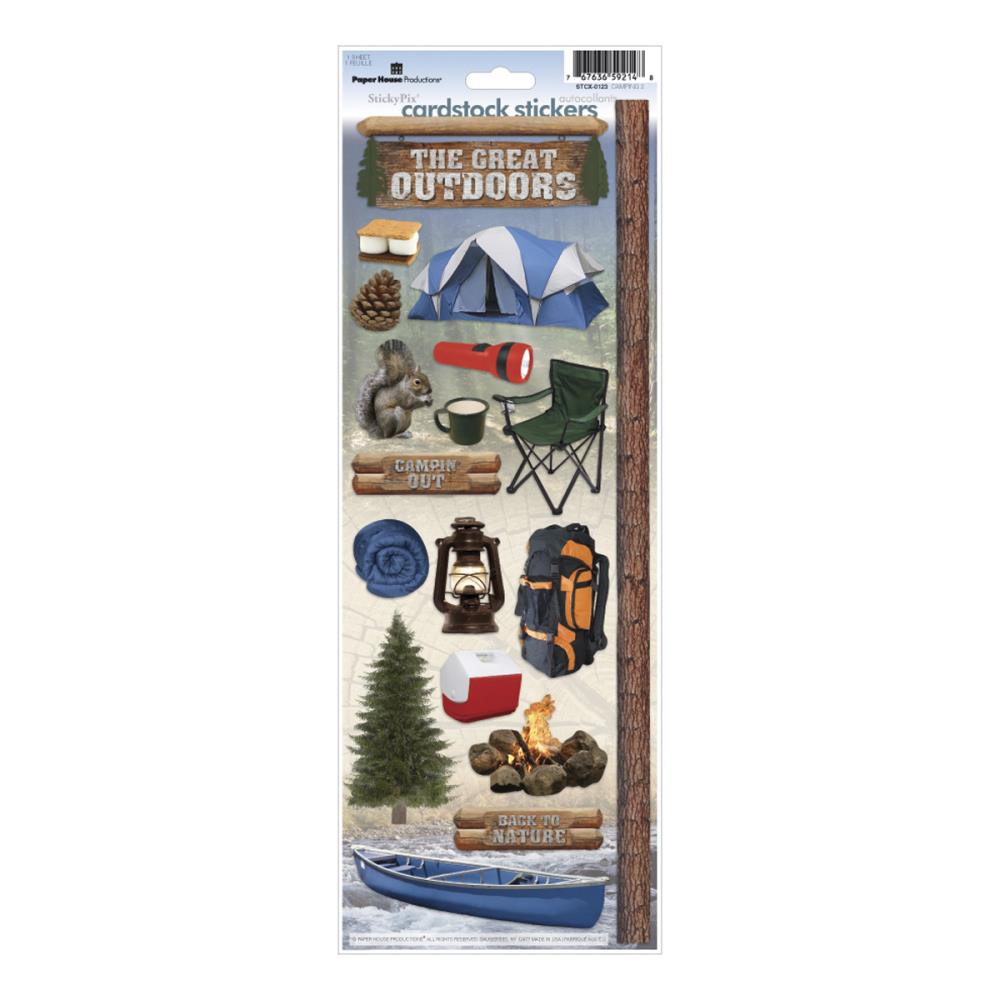 Paper House  Cardstock Stickers - Great Outdoors
