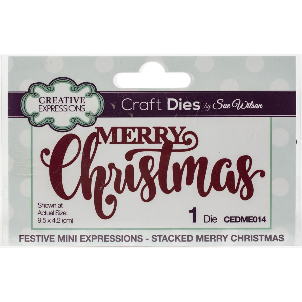 Creative Expressions Mini  Dies - Merry Christmas