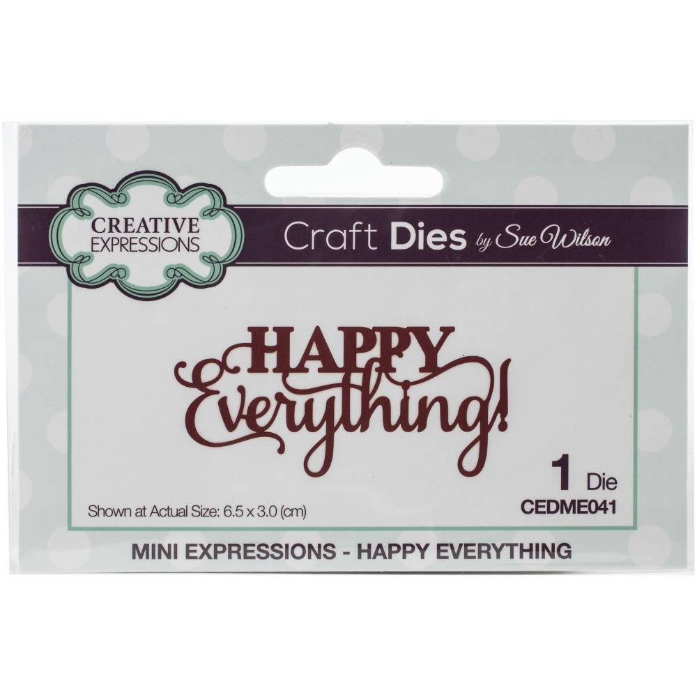 Creative Expressions Mini Dies - Happy Everything