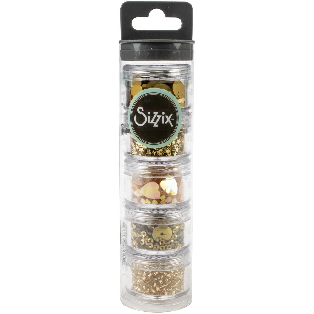 Sizzix Beads and Sequins - Gold