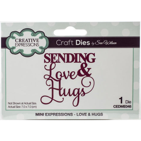 Creative Expressions Mini  Dies - Sending Love & Hugs