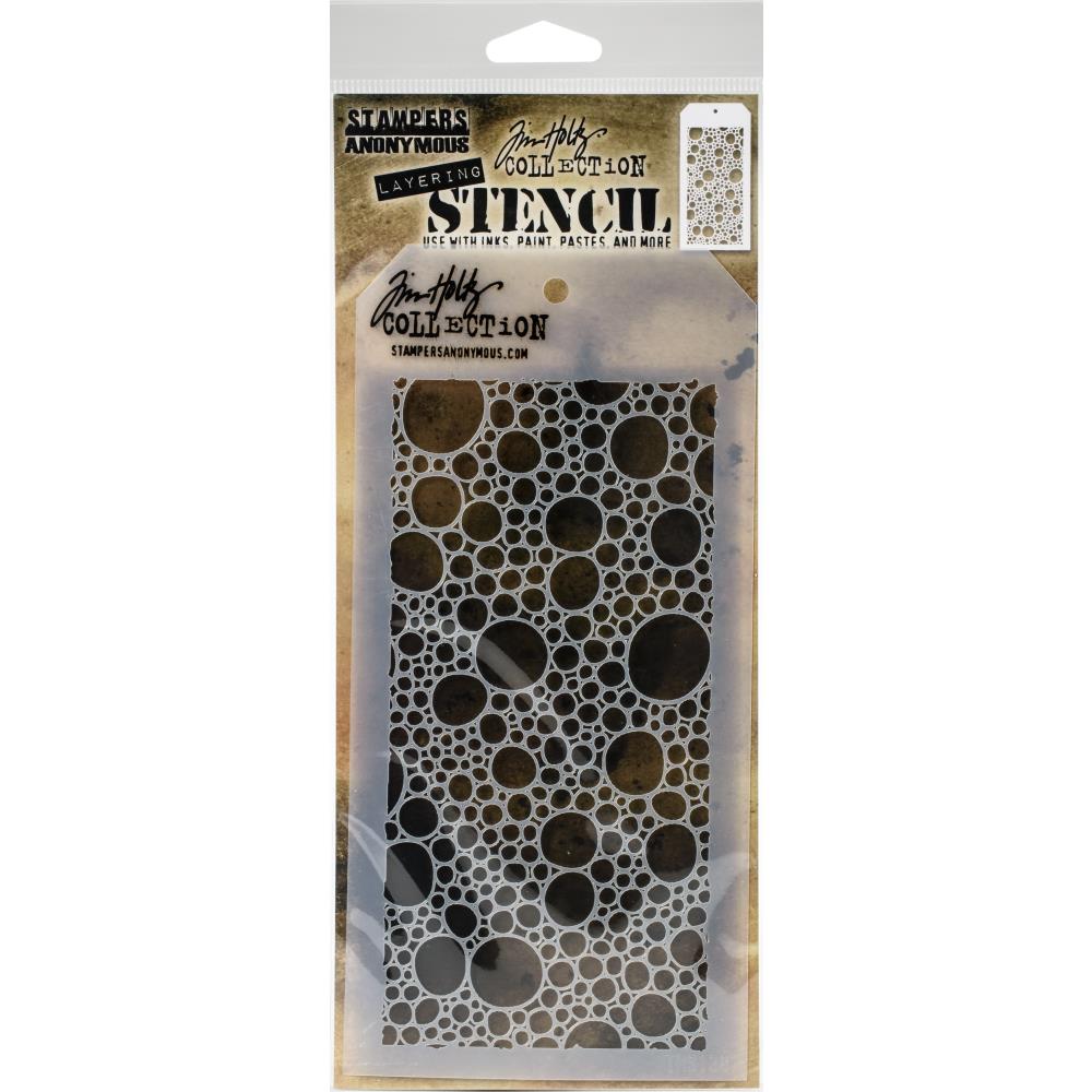 Tim Holtz Layering Stencil - Bubbles