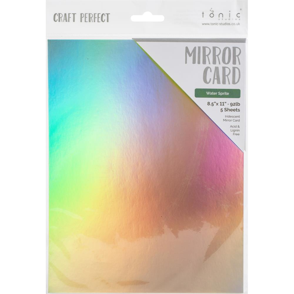Tonic Craft Perfect 8.5 x 11" Mirror Cardstock - Water Sprite