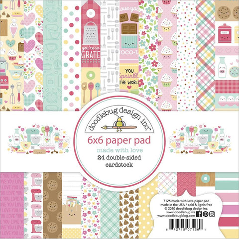 Doodlebug Design 6x6 Paper Pad - [Collection] - Made With Love