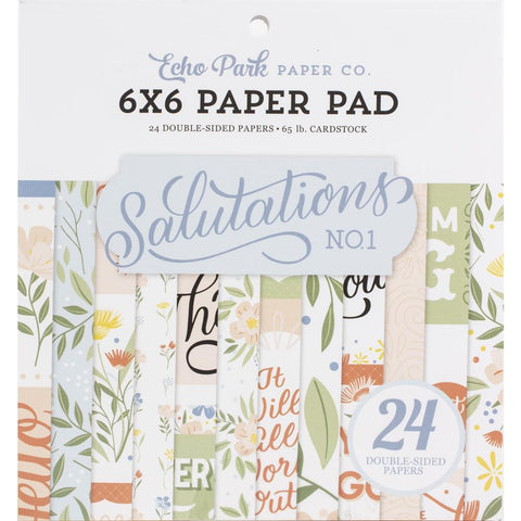 Echo Park Paper 6x6 Paper Pad - [Collection] - Salutations