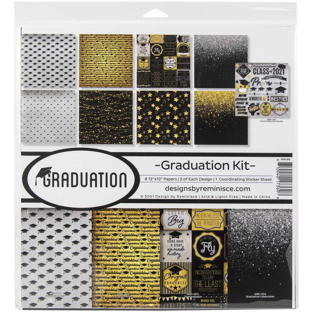 Reminisce 12x12 Collection Pack - [Collection] - Graduation Kit