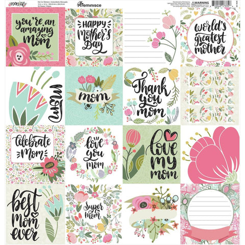 Reminisce 12x12 Cardstock Stickers [Collection] - Mom Life