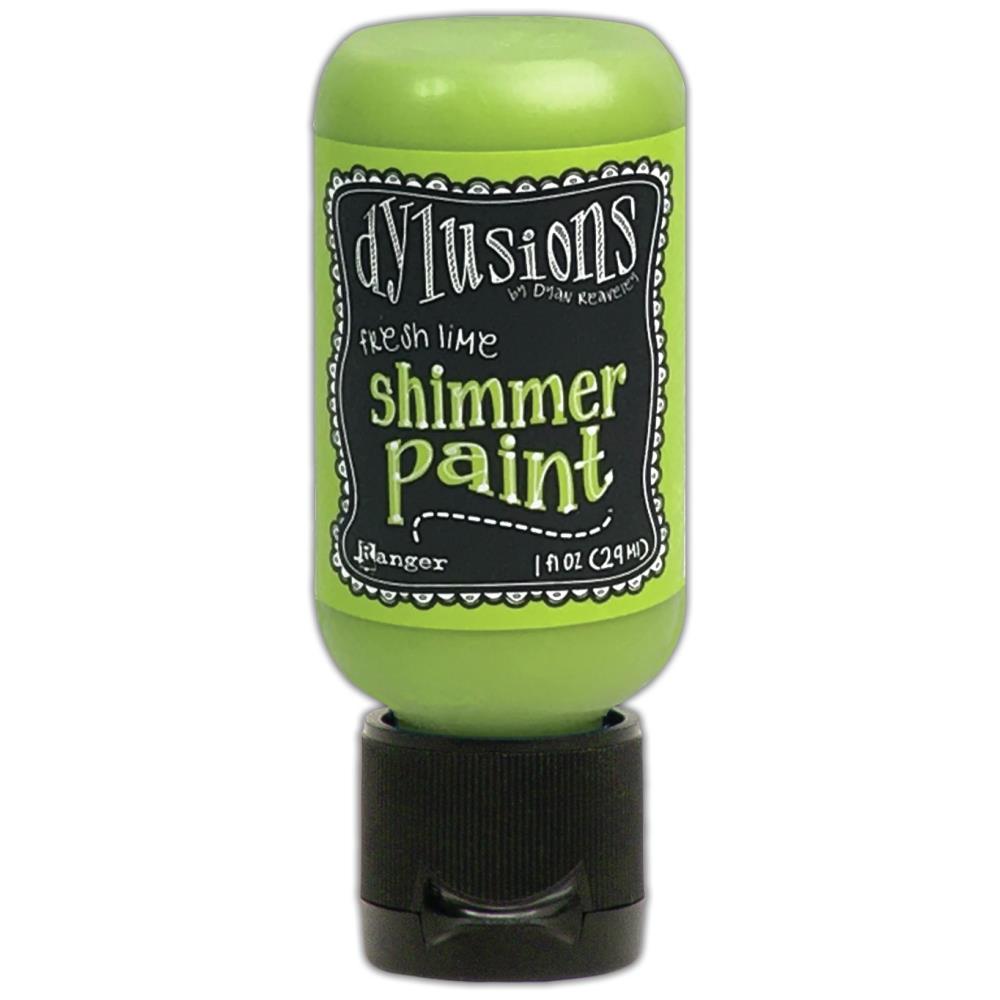 Ranger Dylusions Shimmer Paint - Fresh Lime