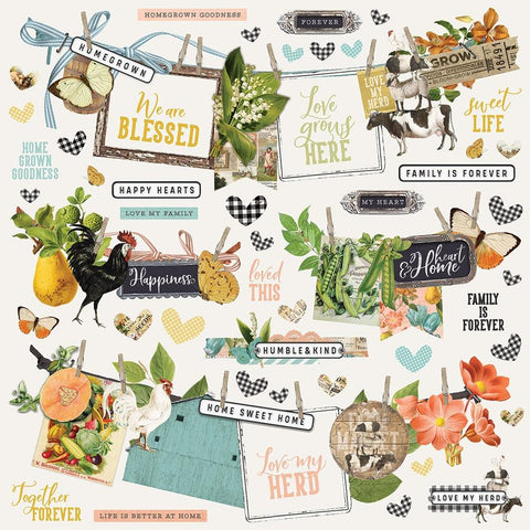 Simple Stories Banner Stickers - [Collection] - Simple Vintage Farmhouse Garden