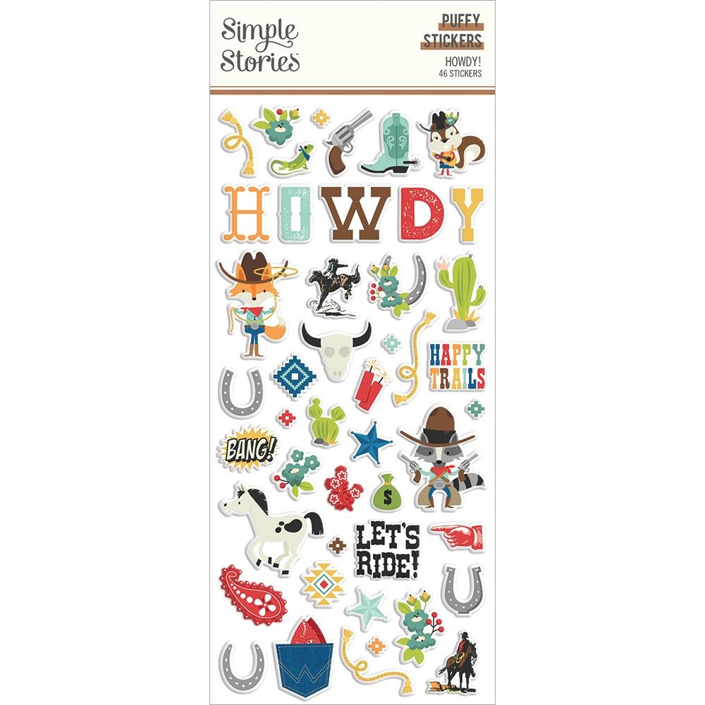 Simple Stories Puffy Stickers [Collection] - Howdy