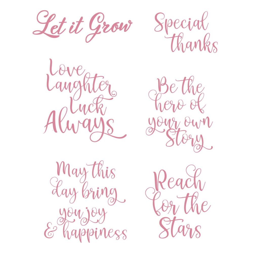 Couture Creations Clear Stamps  - You Go Girl Sentiments