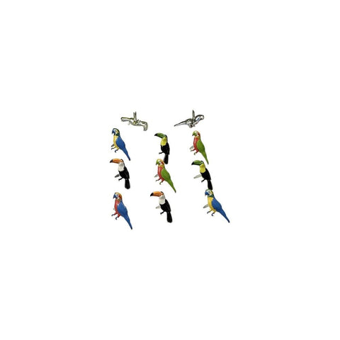 EyeLet & OutLet Brads - Tropical Bird Brads