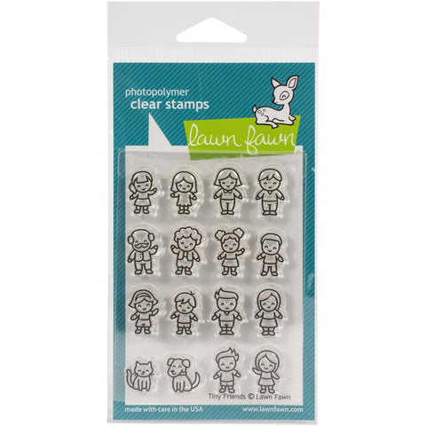 Lawn Fawn Stamp - (Clear, Photopolymer) - Tiny Friends