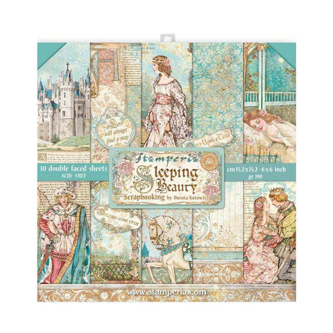 Stamperia 6x6 Paper [Collection] - Sleeping Beauty
